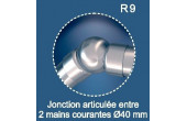 Raccord main courante réglable pour Rondo Alu