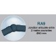 Raccord main courante réglable pour Rondo RAL 7016