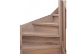 Escalier droit et tournant bois Gand