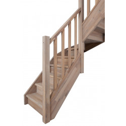 Escalier droit et tournant bois Gand