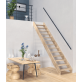 Escalier Classique Chêne MILAN Hauteur 260 à 305 cm