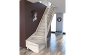 Escalier Classique TRendy ECO Chêne hauteur 260 à 305 cm