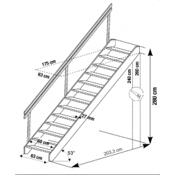 ESCALIER petite trémie SOBRA