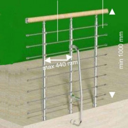 Garde-Corps d'étage intérieur DIABLE 100 cm