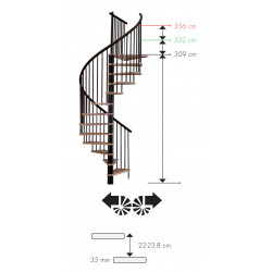 Escalier colimaçon Gamma