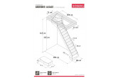 Escalier Classique ARDENNES Chêne 260 à 345 cm