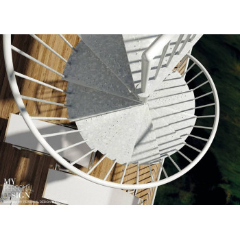Colimaçon Extérieur Métal Zingué F20z