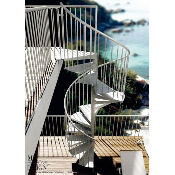 Colimaçon Extérieur Métal Zingué F20z