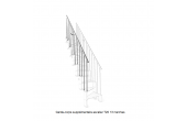 garde-corps d'escalier supplémentaire 11 marches