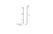 Renfort de balustrade pose en applique