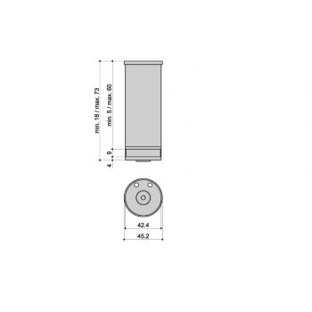 Fixation murale d'escalier T20 ou L20