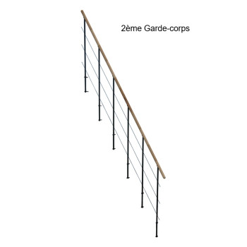 Escalier droit à pas alternés LITTLE