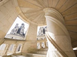 Escaliers château de Chambord